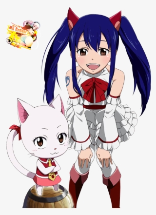 Wendy Marvell & Charle Render Pegatinas, Anime, Coches - Wendy Y Charle Fairy Tail Hentai #5871851