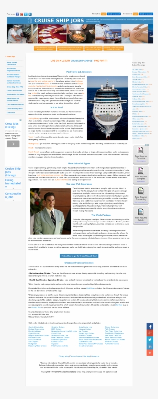 Cruise Ship Jobs - Cruiseferry #5871899