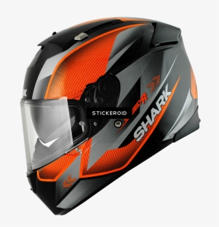 Motorcycle Helmet Moto Helmet Helmets - Shark Speed-r Tanker Mvx Black/orange Xs #5874152