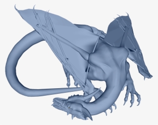 Sleeping Blue Dragon - Blue Dragon Sleeping #5875052