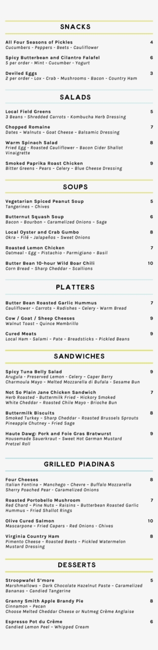 Bb Menu Fall 2018 Web Lunch #5875527
