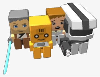 Obi-wan Kenobi Luke Skywalker C3po R2d2 Storm Troopers #5877364