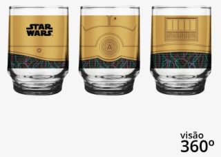 Copo Star Wars C3po - Copo Star Wars Kids #5877526