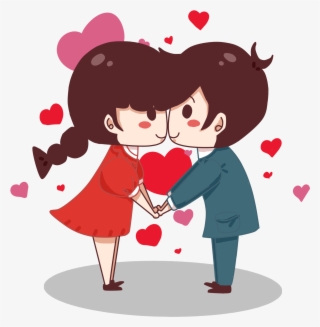 Valentine's Day Cute Little Couple Png Image Free Download - Romance #5877626