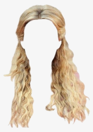 Report Abuse - Blonde Wig Png #5877940