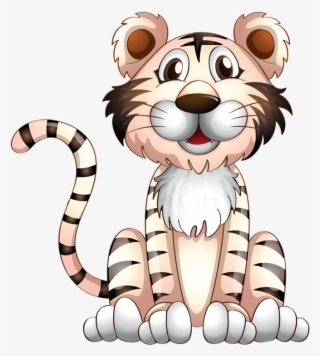 Cartoon Tiger, Tiger Design, Safari Png, Wildlife Art, #5878140