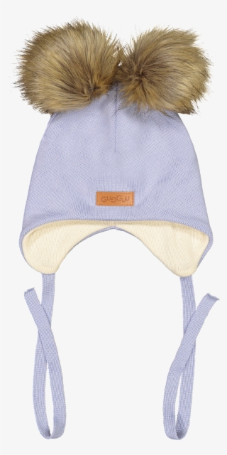 Double Furry Baby Beanie, White Ice #5878827