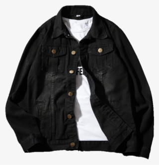 Autumn Denim Jacket Man Korean Style Vintage Jeans #5879139