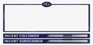 Iziwithax Ingame Overlay - Recent Follower Png #5879554