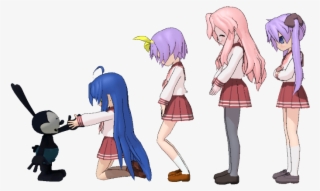 Seriously, Konata Meets Oswald - Cartoon #5879749