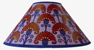 Carnations Lampshade - Red Pink - Red #5882253