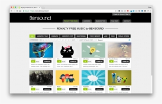 Bensound Background Music Page Preview - 팝송 무료 다운 사이트 #5882308