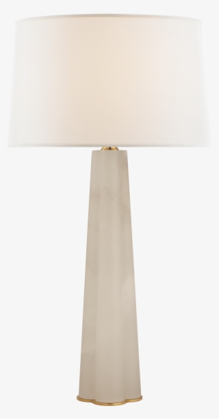 Adeline Large Quatrefoil Table Lamp In Alabaster With - Table #5882764