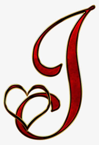 Alphabet J In Heart #5886759