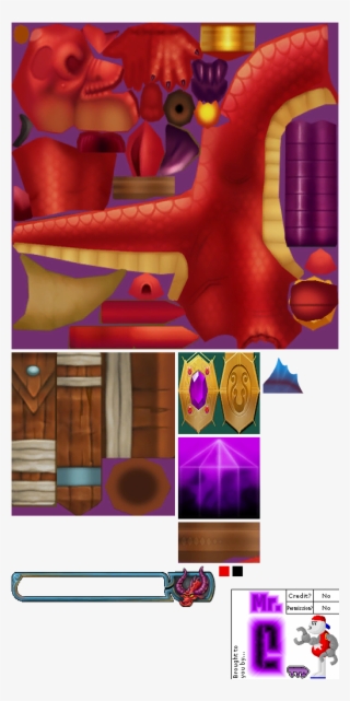 Spyro The Dragon - Spyro The Dragon Textures - Free Transparent PNG ...