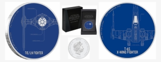 New Zealand Mint Have Added Two More Striking 1oz Silver - 2017 Star Wars Ships - T-65 X-wing Fighter 1oz Silver #5887043