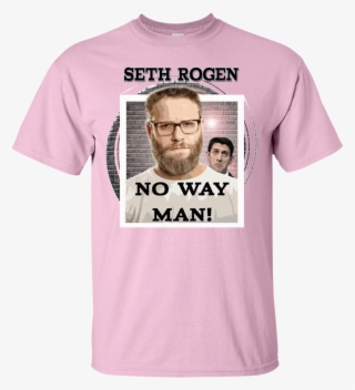 Seth Rogen No Way Man Paul Ryan T-shirt Light Pink - Work At Fedex Shirts #5887047