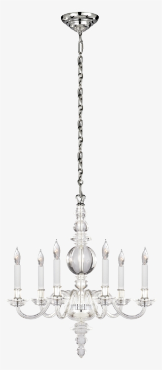 George Ii Small Chandelier In Crystal With Polished - Small Chandelliere #5887308