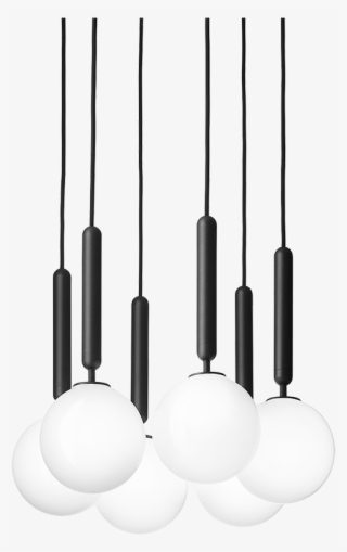 Nuura Miira 4 Chandelier Rock Grey/opal #5887598