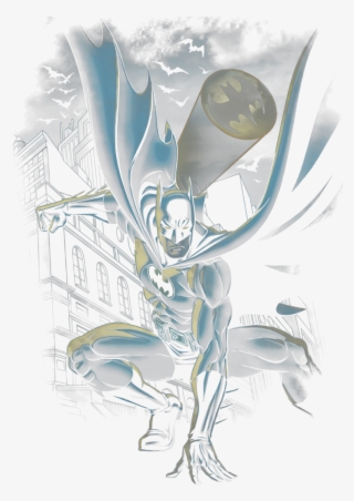 Batman Calling All Bats Juniors Tank - Illustration #5888452