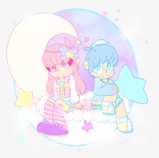 Little Twin Stars, Twins, Twin, Gemini - Cartoon #5888879