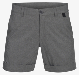 Women's Golf Printed Shorts Grey Melange #5892203