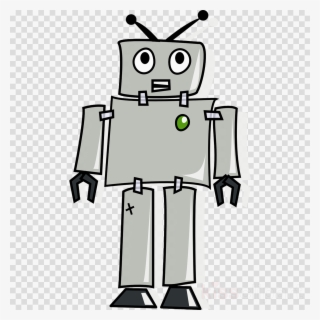 Cartoon Robot Clipart Cartoon Clip Art - Robot In Cartoon Drawing #5892208