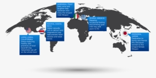 According To Scientists Who Have Studied The Five Blue - Blue Zone #5892392