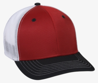 Red/white/black - Oc Sports Ct120m Extra-flexible Slight Pre-curved Visor #5892609