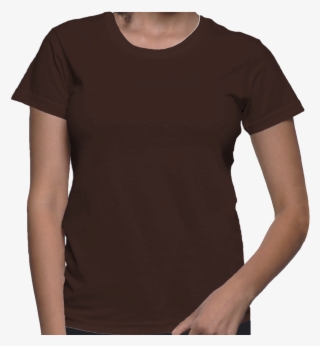 Chocolate Brown Ladies Shirt #5892983