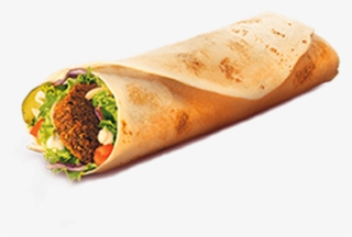 Three Pieces Of Falafel Garnished With Tomatoes, Lettuce, - Fast Food #5893139