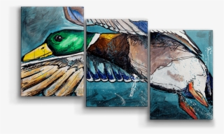 Grey Duck - Modern Art #5893509