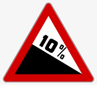 Open - Verkehrszeichen Gefälle Und Steigung #5893724