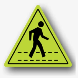 Glow In The Dark Visual Management Pedestrian Sign #5894526