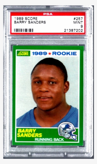 Barry Sanders - Barry Sanders Unsigned 1989 Score Rookie Card - Nfl #5894834