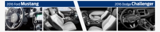 2016 Ford Mustang Vs 2016 Dodge Challenger Model Interior - 2016 Dodge Challenger #5896148