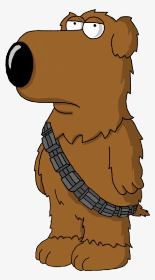 Star Wars Brian As Chewbacca Clipart Png Chewie Star - Family Guy Star Wars Brian #5896251
