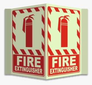 3-way Fire Extinguisher Sign - 3 Way Fire Extinguisher Sign #5897651