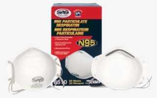 N95 Particulate Respirator, Pack Of - Misc. Sas Safety 8610 N95 Particulate Respirator - #5899340
