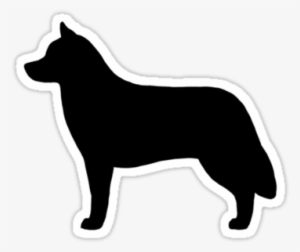 Siberian Husky Silhouette Waterproof Die-cut Sticker - Siberian Husky #590363
