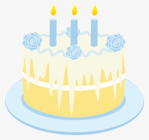 Free Clipart Birthday Cake With Candles - White Birthday Cakes Png #590510