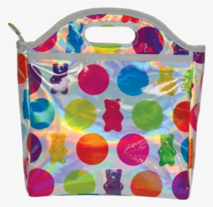Picture Of Polka Dot Gummy Bears Holographic Lunch - Gummy Bear #591263