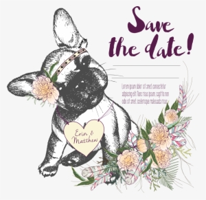 Husky Clipart Puppie - Carte De Mariage Chien #591340