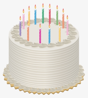 Birthday Cake With Candles Clipart - Birthday Cake Png #591524
