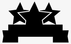 Ribbon Banner With Stars - Symbol #591800