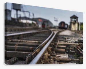 Close-up Of A Train Track #592526