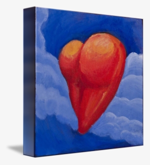 Heart Shaped Butt In The Clouds By Edward Morden Vector - Butt Shaped Heart #592705