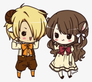 Picture Transparent Download Sweet Best By Sorahanaki - Chibi Best Friends Png #592990