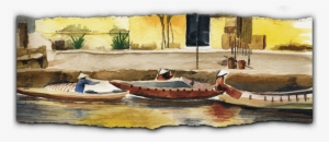 Before I Painted With Pixels I Painted With A Brush - Dinghy #593274