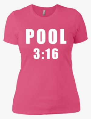Pool 316 Next Level Ladies' Boyfriend T-shirt #593610